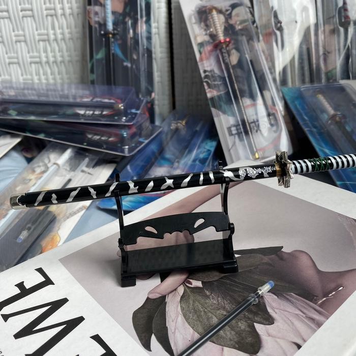 

PULPEN PEDANG DEMON SLAYER MEWAH FREE BOX FREE REFILL FULL BESI