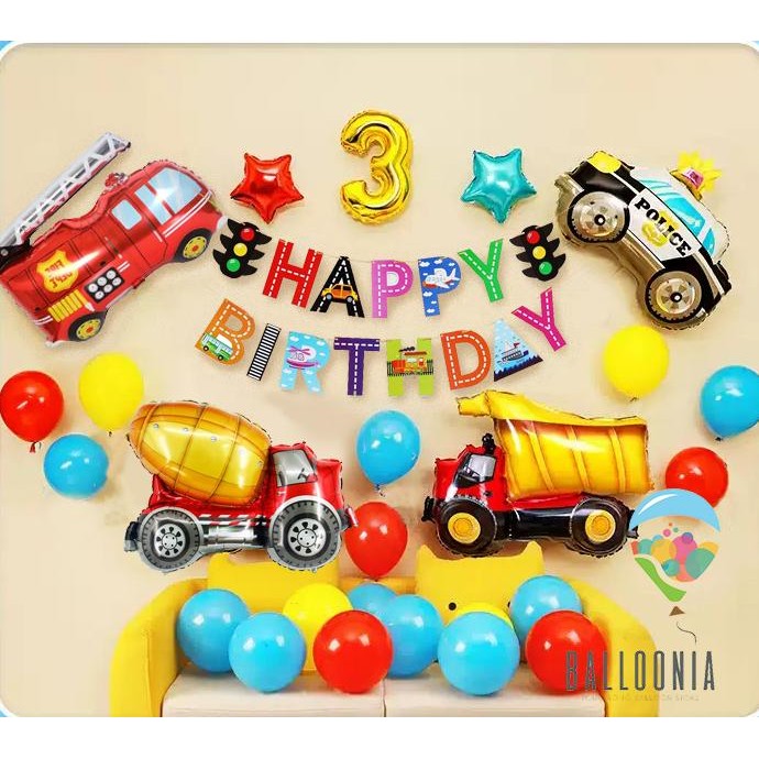 

Set Foil Balloon Traffic Banner / Dekorasi Balon Mobil Ulang Tahun Terlaris