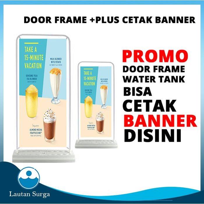 

Door Frame Banner Stand Banner Doorframe Plus Cetak (Free Desain) Terlaris