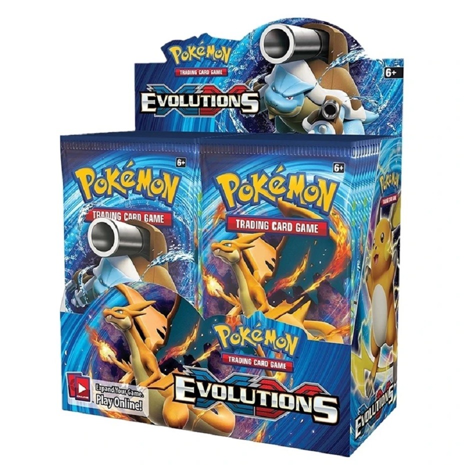 Newest 324Pcs Pokemon Cards Sun & Moon Xy Evolutions Pokemon Booster Box Collectible Tradiner Card