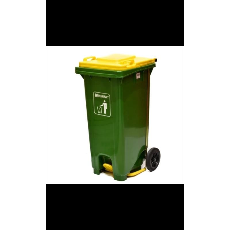 KRISBOW TEMPAT SAMPAH 120 LITER DENGAN PEDAL