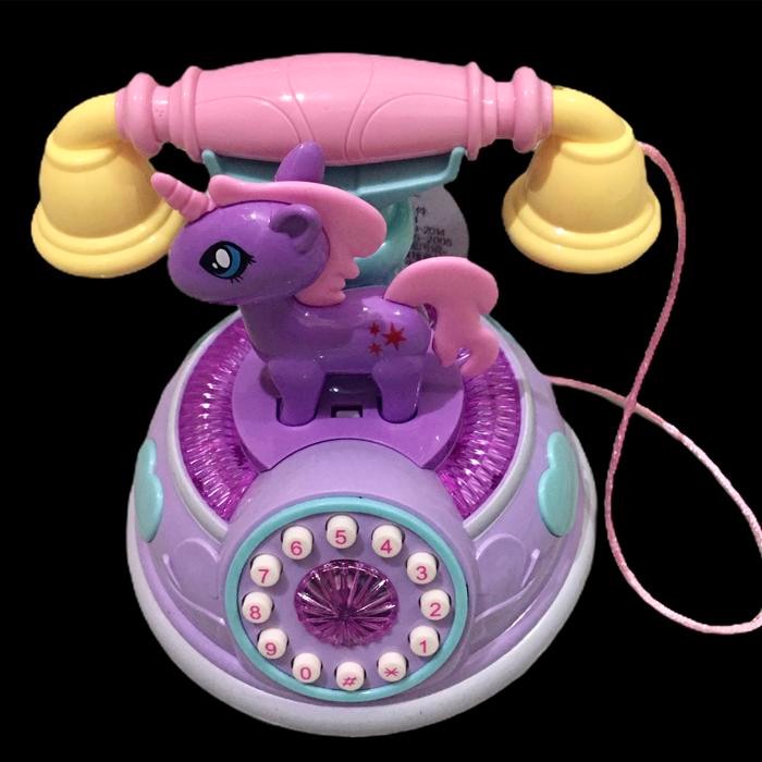 MAINAN ANAK TELPON MODEL KUDA PONY UNICORN LUCU HARGA PROMO gals