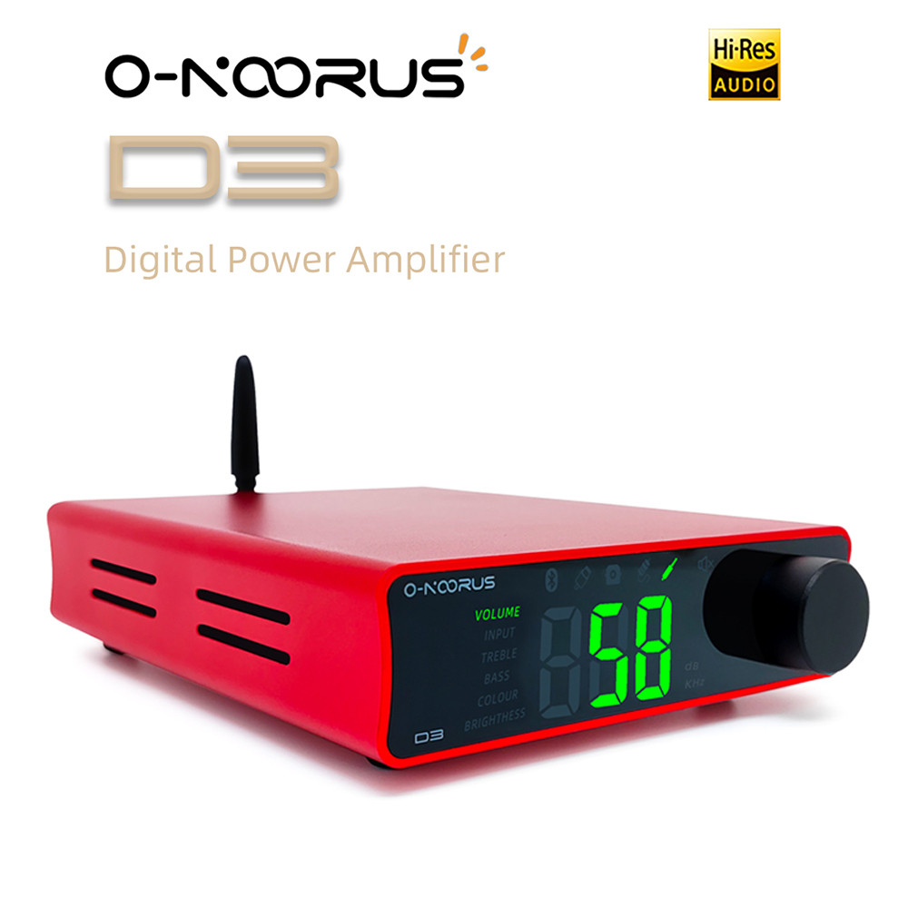O-NOORUS D3 TPA3255 Stereo Power Amplifier 300Wx2 with Bluetooth USB