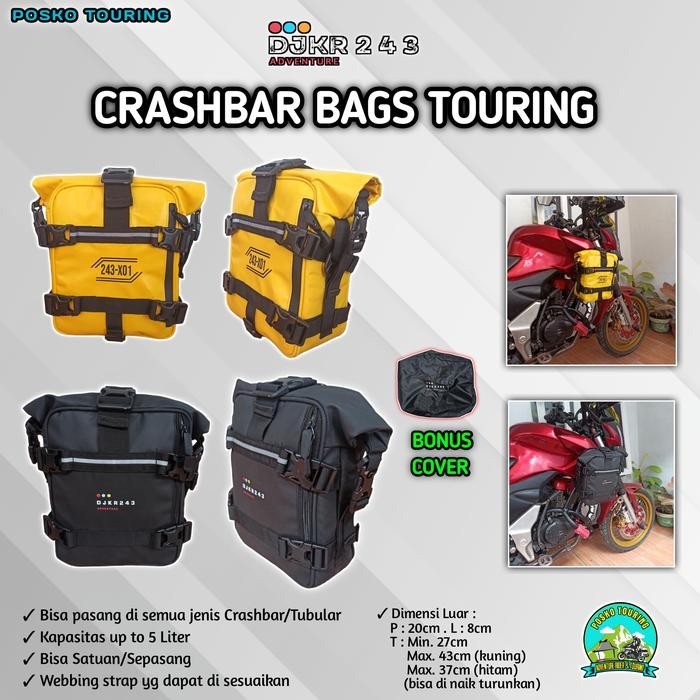 PREMIUM CrashbarBag Waterproof Touring Universal
