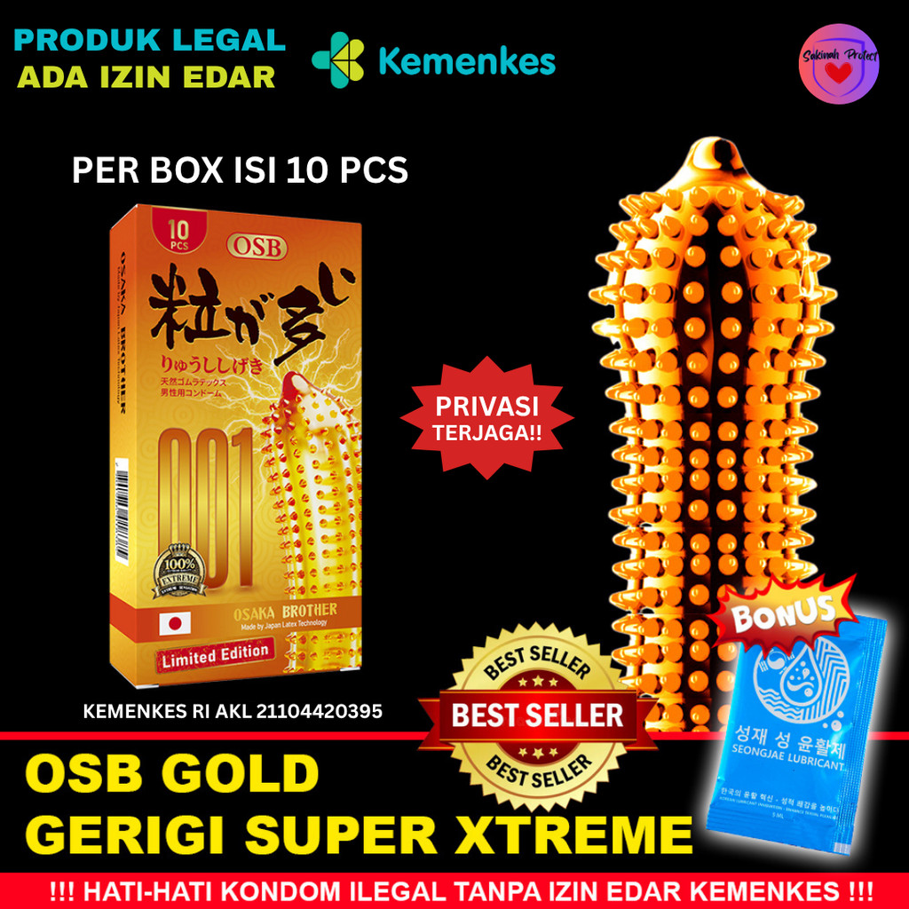 Kondom Jepang 001 Premium – Super Tipis Gerigi COD