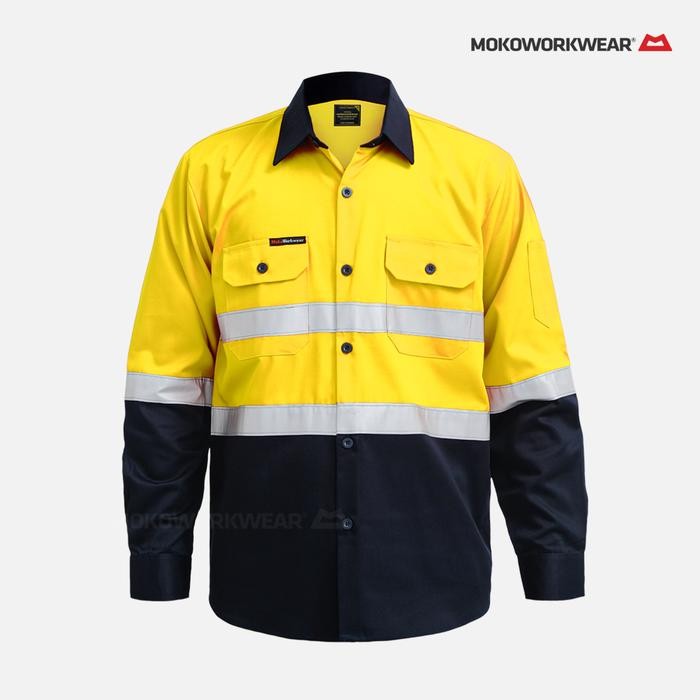 PREMIUM MokoWorkwear - Baju Safety - Wearpack Safety - Baju Tambang - Proyek