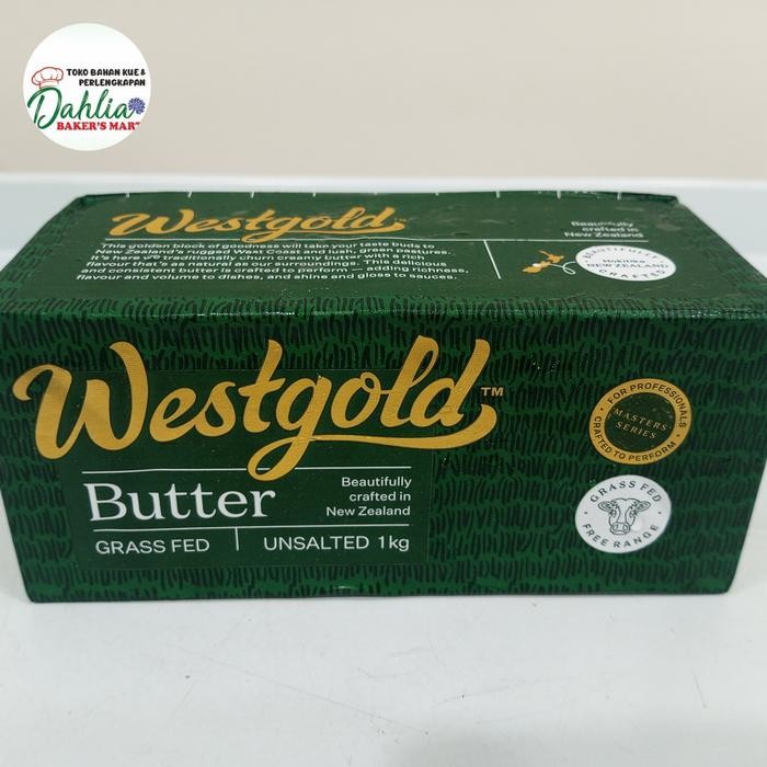 

Westgold Unsalted Butter New Zealand Kemasan 1 KG