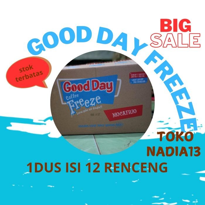 

good day freeze mocafrio 1dus/120pcs Kopi Minuman Coffee Instan Bubuk