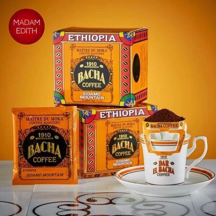 

Kopi Ethiopia Sidamo Mountain Bacha Coffee Collection Box isi 12 bags