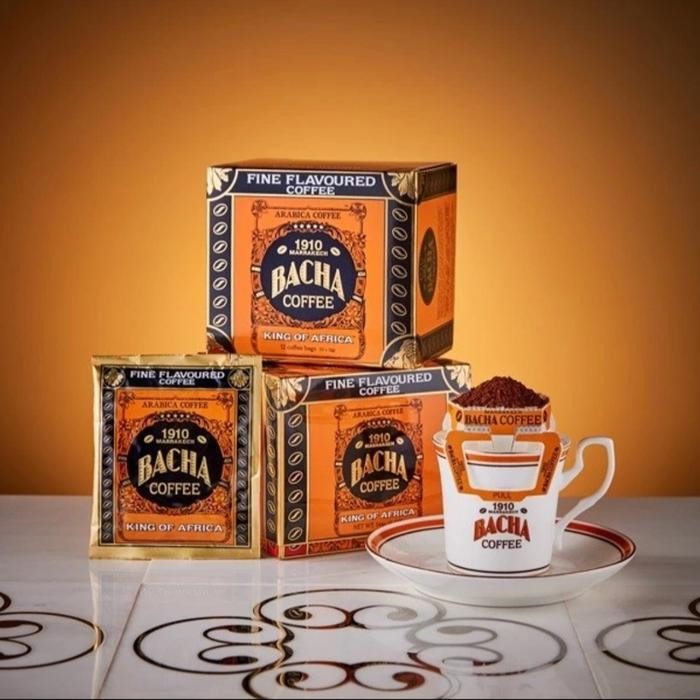 

Bacha Coffee King of Africa Fine Flavoured Arabica 12 sachets Made in Singapore