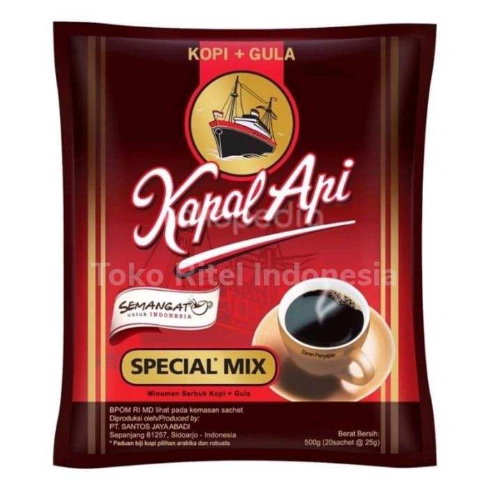 

Kopi Kapal Api Special Mix 1 Dus/Kapal Api Kopi Instan Bubuk (12gt)