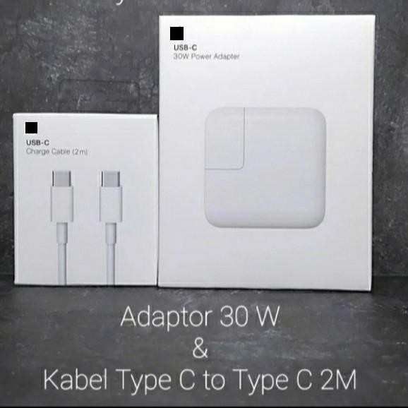 TERBARU ADAPTOR ORIGINAL CHARGER FOR MACBOOK AIR M1 13 INCH 2021 APPLE 30W 30watt