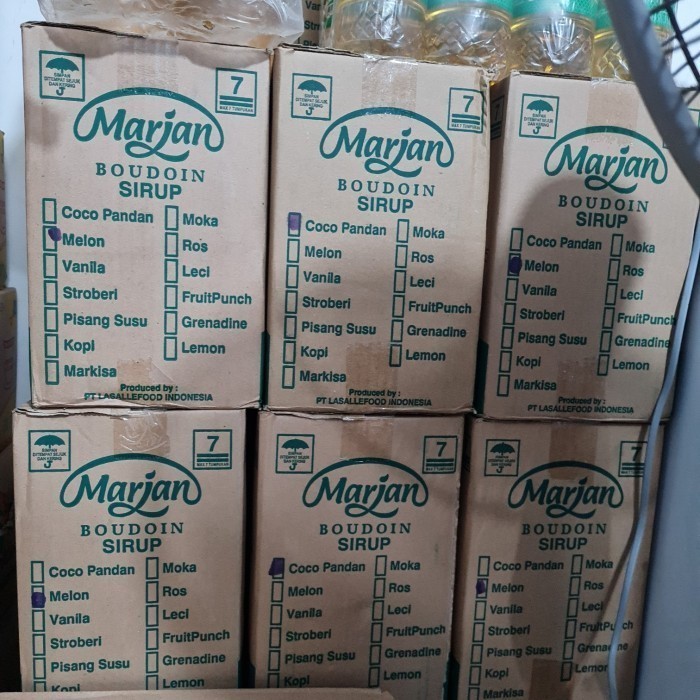 

SIRUP MARJAN 1 DUS 12 BOTOL