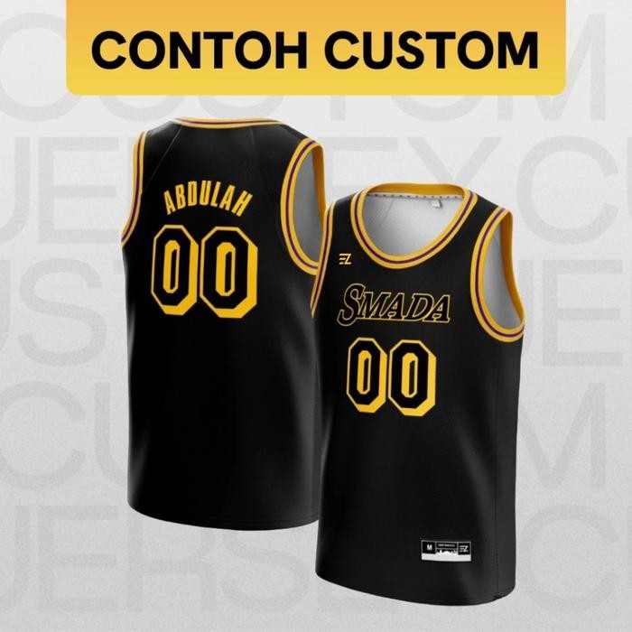 Custom Jersey Basket Satuan Los Angeles La Lakers Nba Baju Kaos T-Shirt Tshirt AtasanCostumKostum