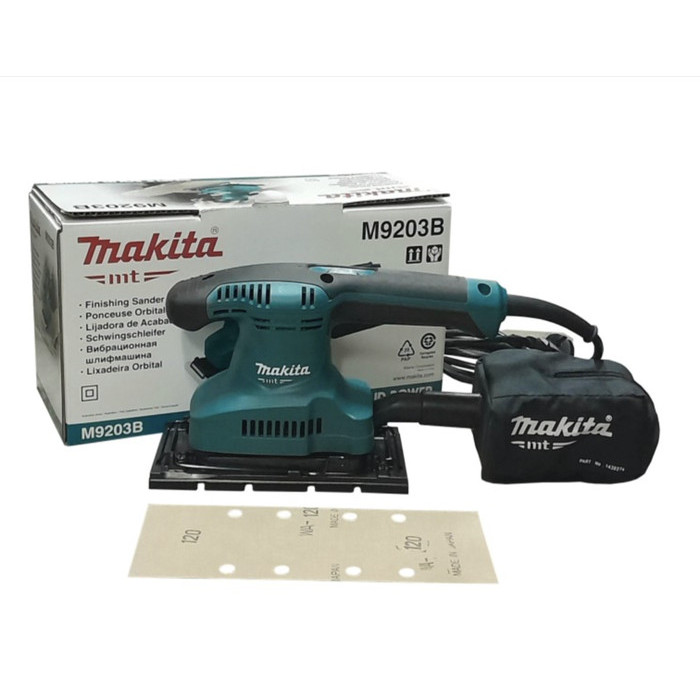 Makita M9203B Mesin Ampelas Listrik Amplas Sander Amplas Model Panjang M 9203B