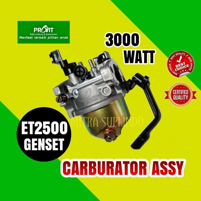 ET2500 CARBURATOR MESIN GENSET 3000 WATT