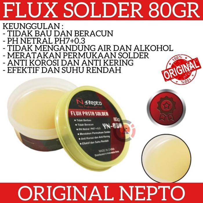 Original Nepto Yn-080 80Gr Flux Pasta Solder Minyak Solder Rosin