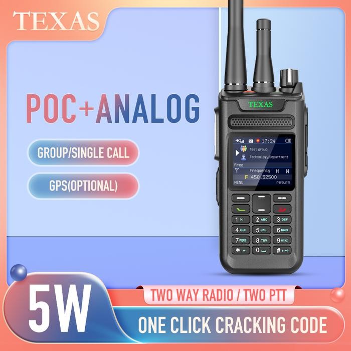 HT HYBRID POC WITH ANALOG 4G WALKIE TALKIE