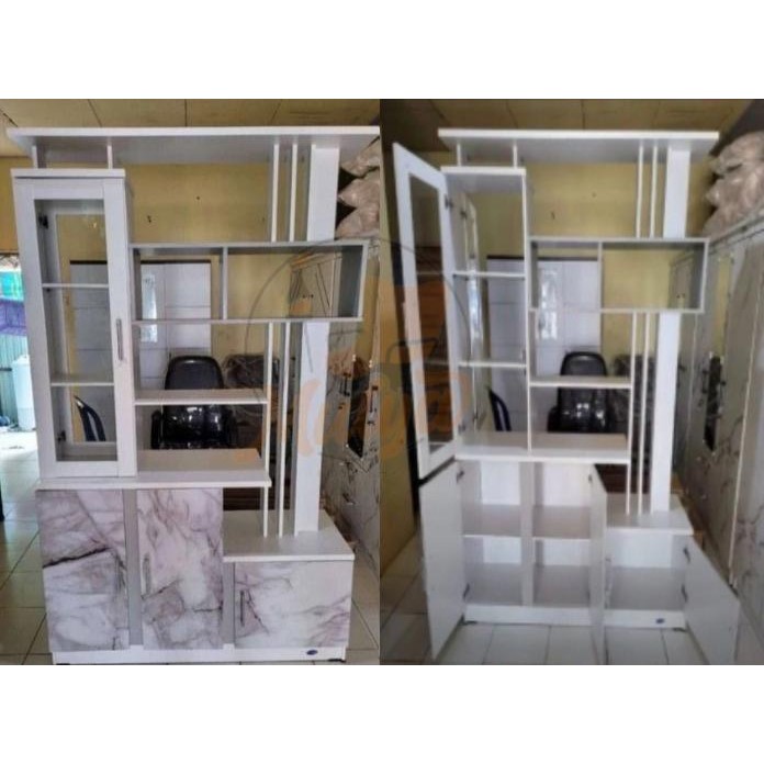 Lemari Penyekat Ruangan/Partisi/Lemari Pajangan-Lhd Naira