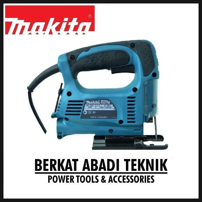 Terbatas Mesin Jigsaw Gergaji Listrik Makita 4327M / Mesin Gergaji Kayu Jig Saw