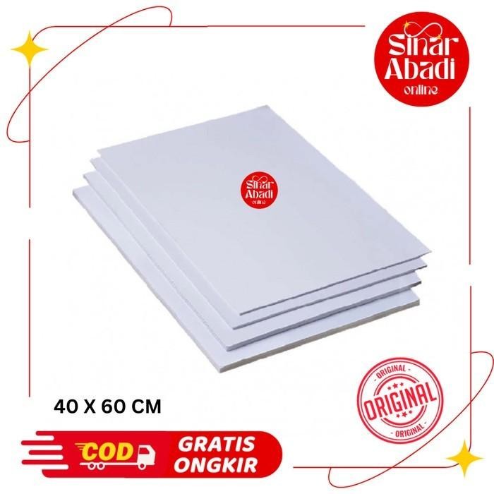 PREMIUM PVC BOARD LEMBARAN 5MM 40 X 60 CM / PAPAN FOAMBOARD