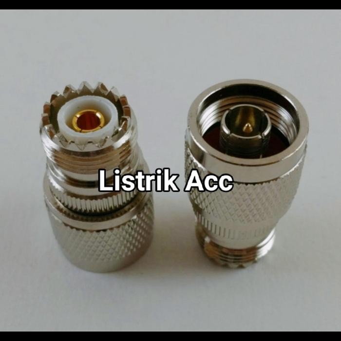 KONEKTOR N MALE TO PL FEMALE / SAMBUNGAN ANTENA RIG YAESU / ANTENA G7