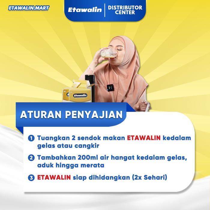 

BARANG TERLARIS [Etawalin 1 Box] - Susu Kambing Etawa BPOM & HALAL dengan 5 Bahan Herbal untuk