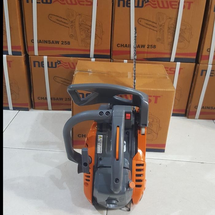 Mesin Chain Saw Top Handle Nw-258 12 Inch Guide Bar New West Original