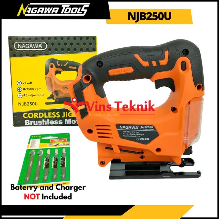 Paling Laris Gergaji Jigsaw Jig Saw Cordless Njb250U Nagawa Njb 250 U Unit Only