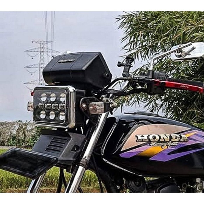 Lampu Daymaker Kotak Gl Max Pro Honda Win Gl 100 Zs