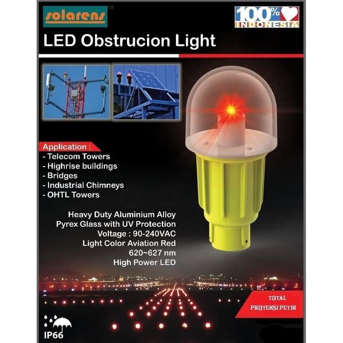 Obstruction Light Led Solaren