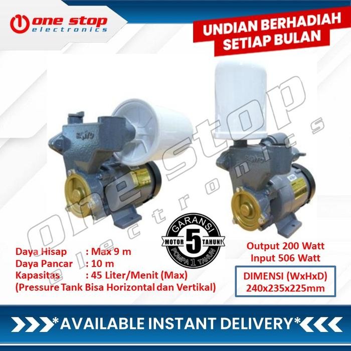 SANYO PH-236AC / P-H236AC POMPA AIR SUMUR DANGKAL OTOMATIS - INDONESIA