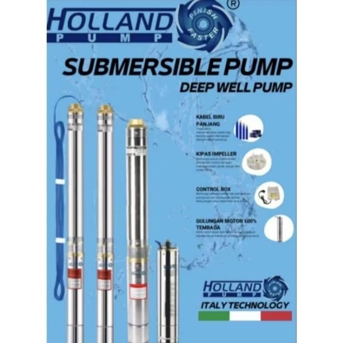 POMPA AIR SATELIT SUBMERSIBLE PUMP 2 " NASIONAL MC PUMP + KABEL BIRU T