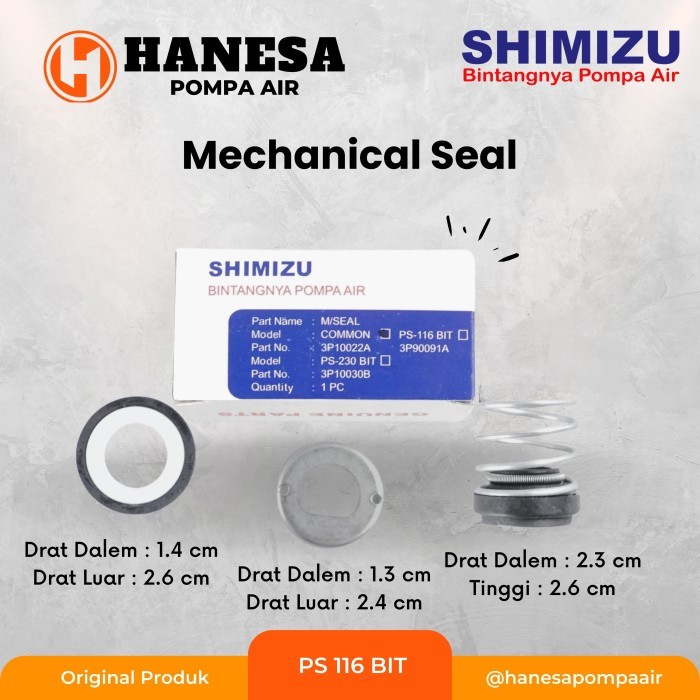 MECHANICAL SEAL SHIMIZU / M SEAL SHIMIZU ASLI