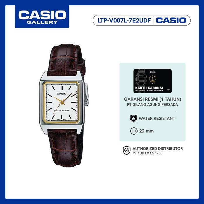 CASIO JAM TANGAN WANITA GENERAL LTP-V007L-7E2UDF ANALOG WATER RESISTAN