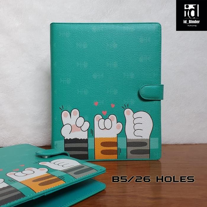 

BINDER PRINTING MOTIP HAND CAT A5/RING 20, B5/RING 26 KODE 276