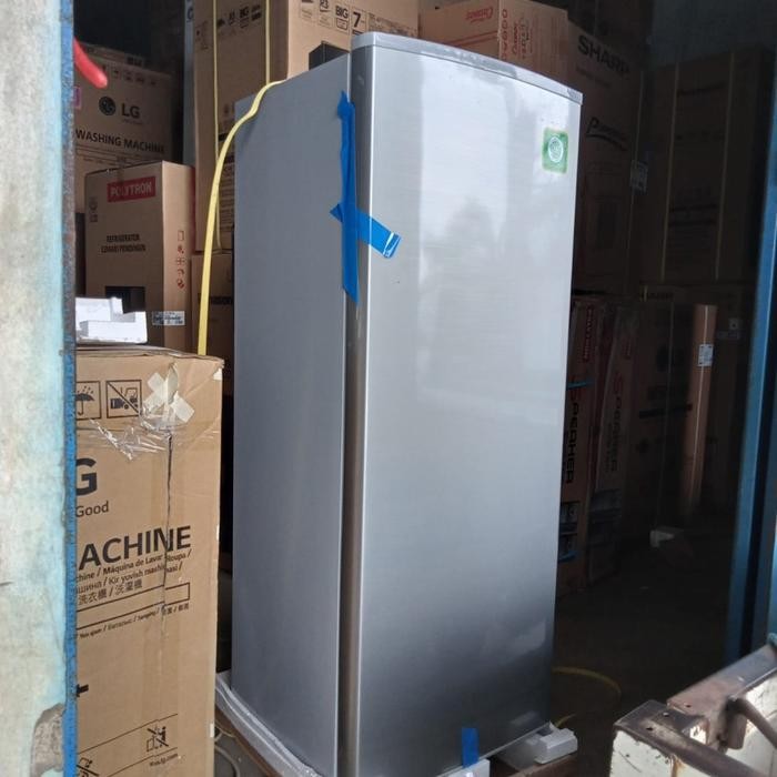 SHARP Freezer 8 Rak FJ-M195N-SS Low Watt Stand Freezer