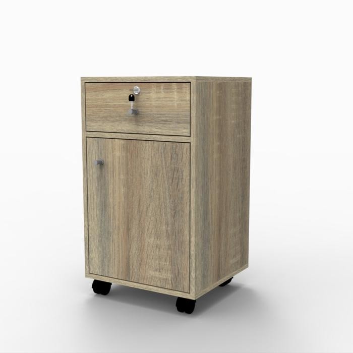 RAK LEMARI KABINET NAKAS LACI KANTOR DENGAN RODA