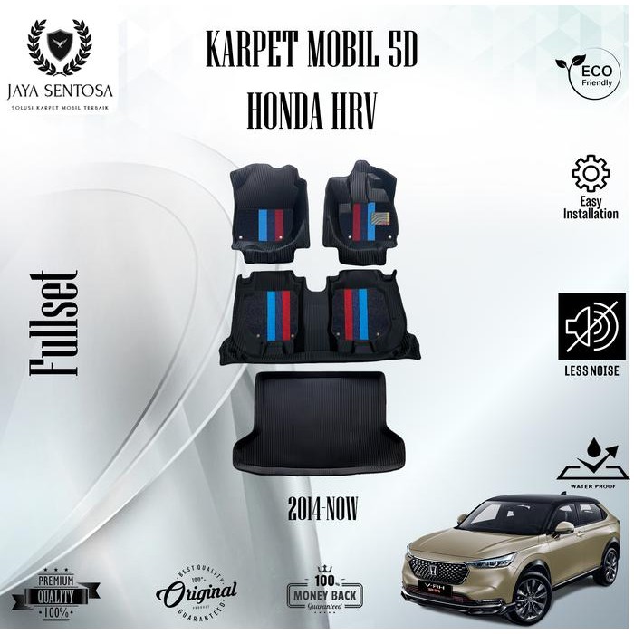 Karpet 5D Mobil H HRV 2014Now + Keset Alas Kaki Karpet 7D Fullset