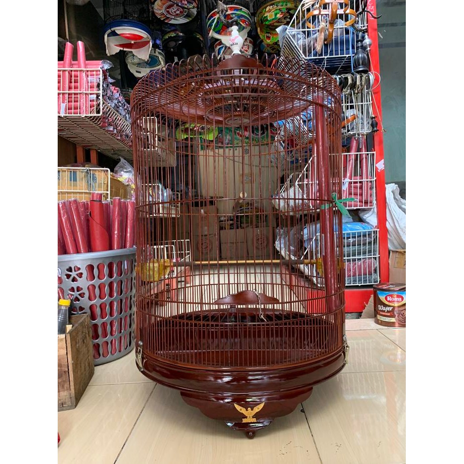 SANGKAR KANDANG MURAI RADJA COMPANY JATI COKLAT NO 2