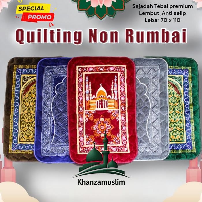 Sajadah Tebal Quilting Lembut Empuk