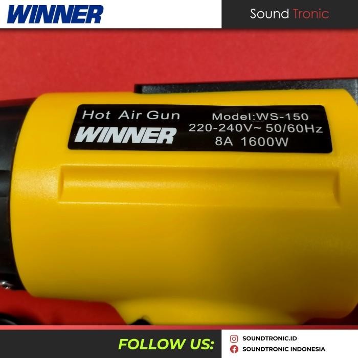 Menarik Heat Gun / Hot Air Gun Pemanas Low Watt Rendah Winner Original