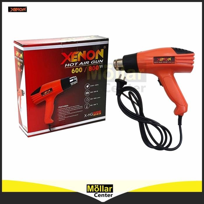 Terbaik Xenon Hg800 Mesin Heat Gun - Hot Gun - Hot Air Gun Alat Pemanas Stiker