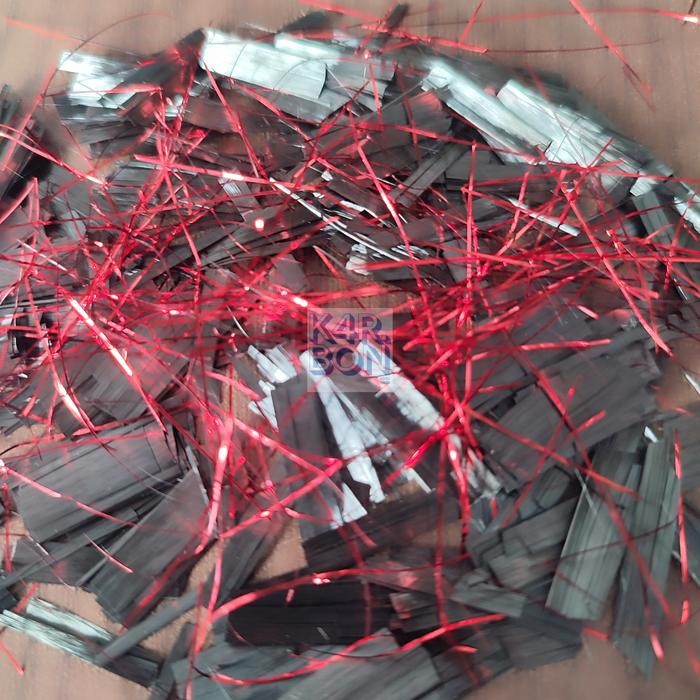 Paket Carbon Forged Serat Carbon Chopped dan Warna Metalik