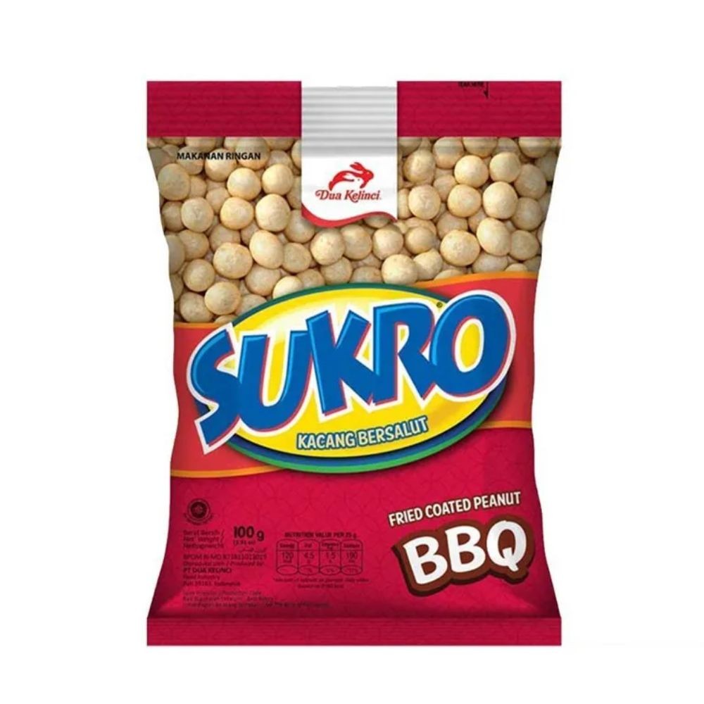 

Dua Kelinci Kacang Sukro BBQ 95 gram