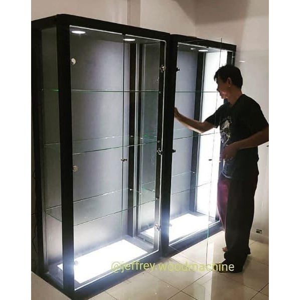 Paket Lengkap Lemari Rak Pajang Kaca Rx-2 Rx Hot Toys Action Figure