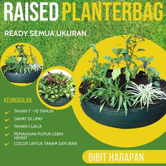 Planter Bag Raised Bed Planterbag Bulat Pot Polybag Kantong Tanaman Kode 1177