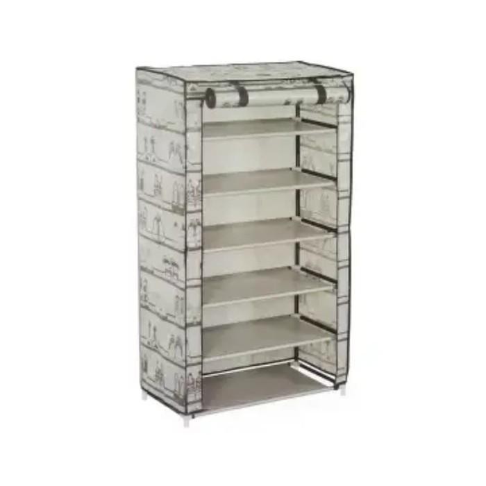 ACE HARDWARE Krisbow Rak Sepatu 6 Tingkat - Abu-Abu