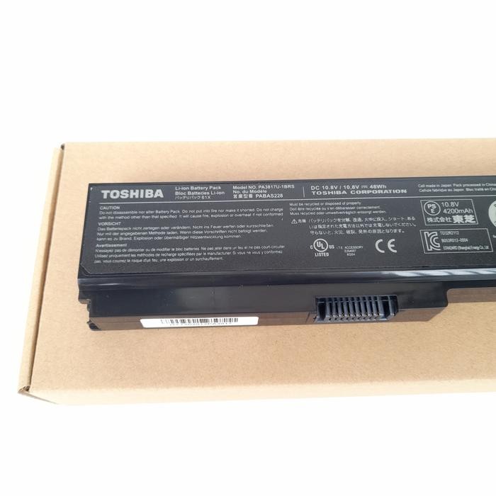 BATERAI BATTERY TOSHIBA SATELITE ORIGINAL L645 C640 L640 L750 PA3817U TERMURAH