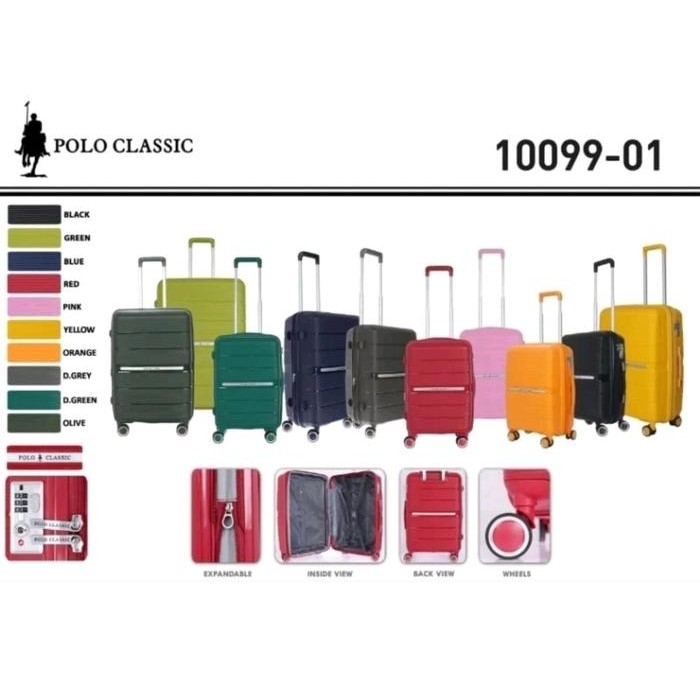 Koper Polo Classic 20 inch Sydney series Polypropylene anti pecah